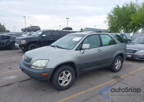 2001 Lexus Rx 300 z USA, uszkodzony, nr VIN JTJHF10U910166932